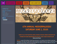 Tablet Screenshot of meekerpalooza.com